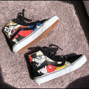 Vintage Disney hi-tops Vans